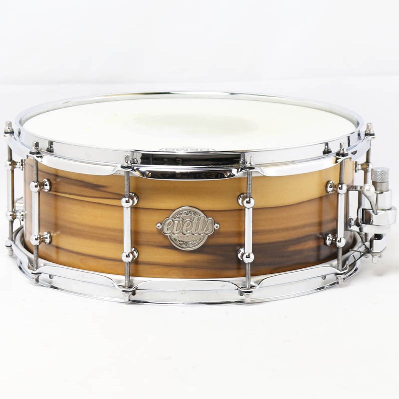 Evetts Drum Company Horizontal Jarrah Ply 14×5.5 Blackheart Veneer Smooth Satinの画像